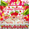 All-In-One 357 Pc Strawberry Party Decorations (Serves 24) Strawberry Party Supplies With Plates, Cups, Napkins, Tablecloth, Bal