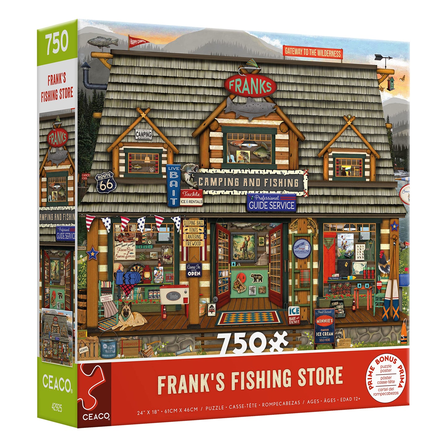Ceaco - Frank'S Fishing Store - 750 Piece Jigsaw Puzzle
