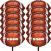 Football Balloons Football Party Balloons Football Shaped Aluminum Foil Balloons For Sport Themed Football Themed Birthday Party Decor, 26 Inch(12 Pieces)