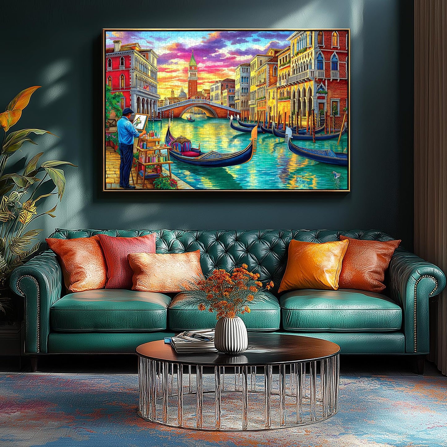 Venice Italy 1000 Piece Puzzle For Adults Travel Landscape Puzzles For Adults 1000 Pieces Water City Jigsaw Puzzles 1000 Pieces