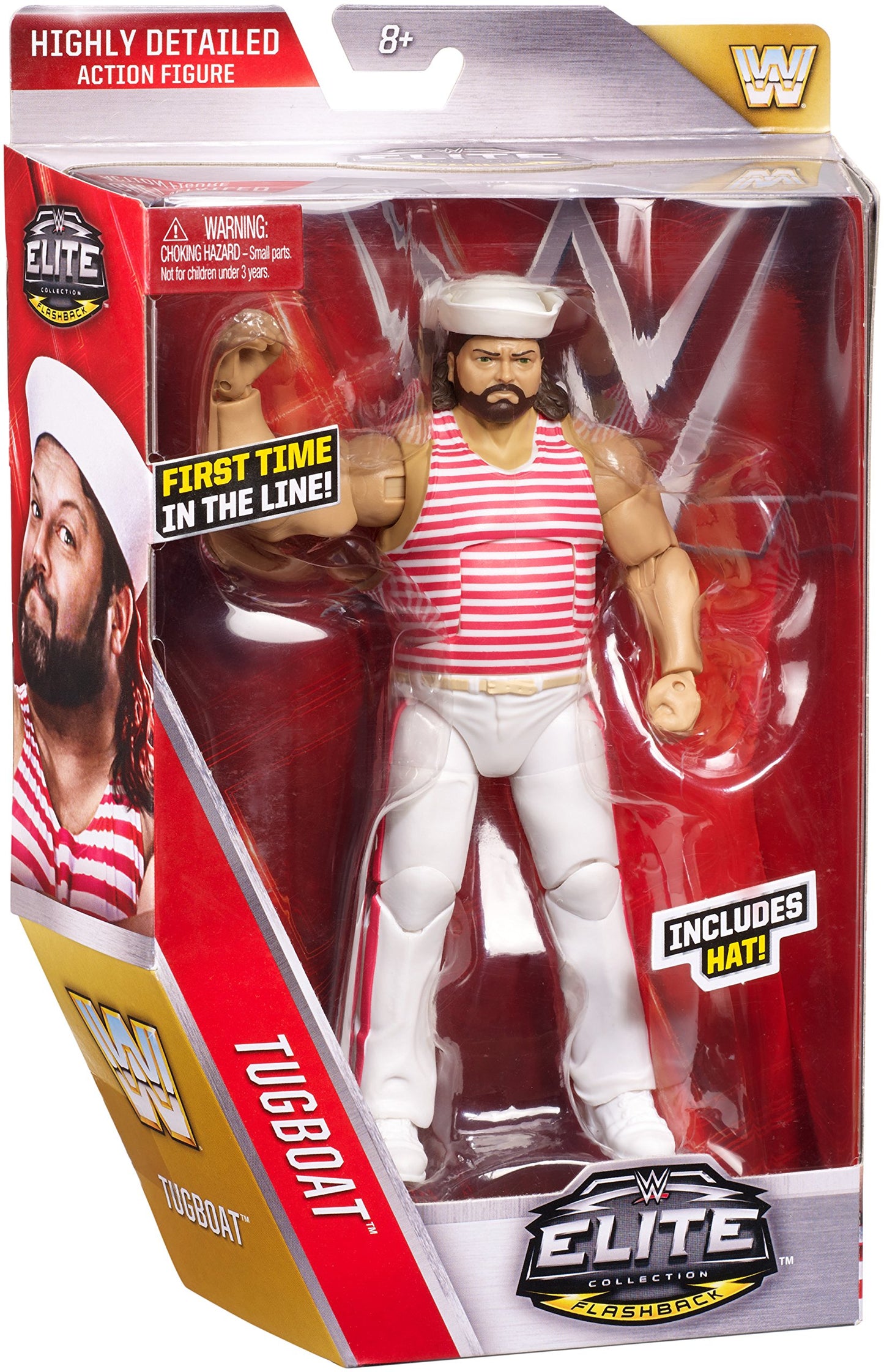 Wwe Elite Flashback Tugboat Figure