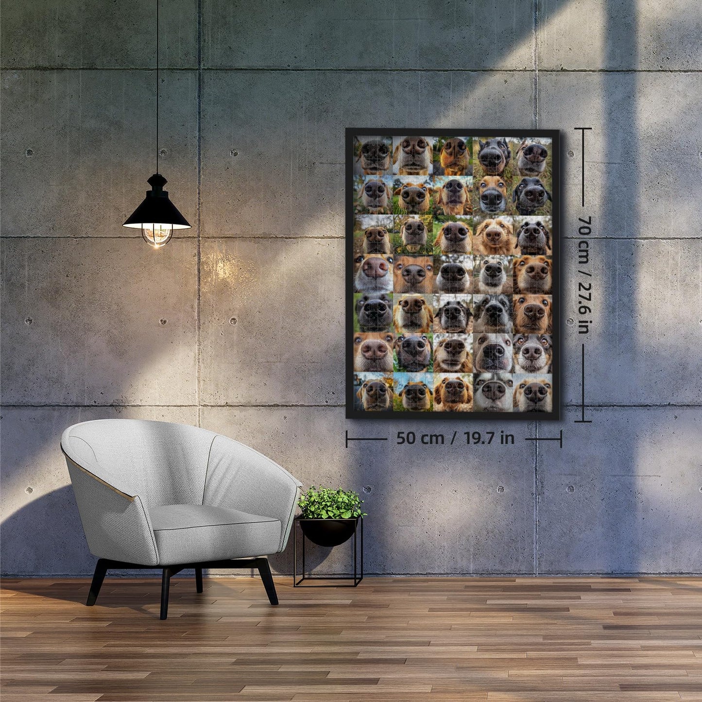 1000 Pieces Jigsaw Puzzles For Adults - Dog Snouts Delight - Unique Dog Puzzle For Family Fun - Challenging Puzzle Perfect For G