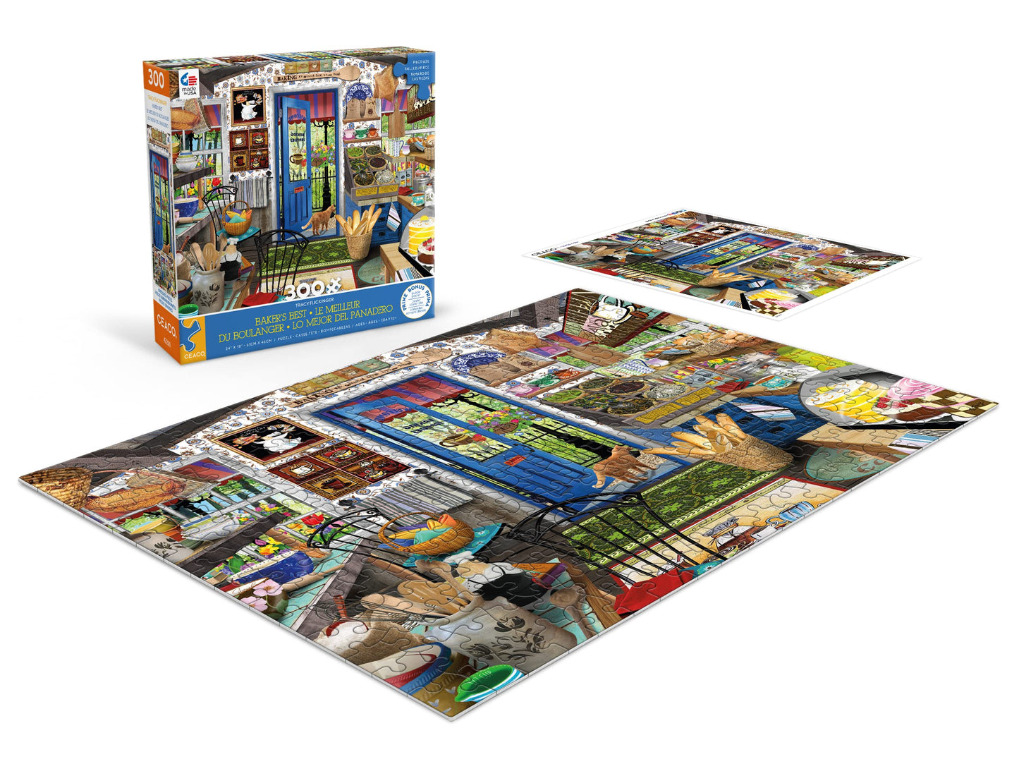 Ceaco - Tracy Flickinger - Baker'S Best - 300 Piece Jigsaw Puzzle