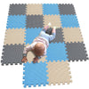 MQIAOHAM children puzzle mat play mat squares play mat tiles baby mats for floor puzzle mat soft play mats girl playmat carpet i