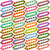 46 Pack 24 Links Wacky Tracks Snap and Click Fidget Toys,Snake Puzzle Toy for Party Favors,Plastic Chains Finger Sensory Toys,St