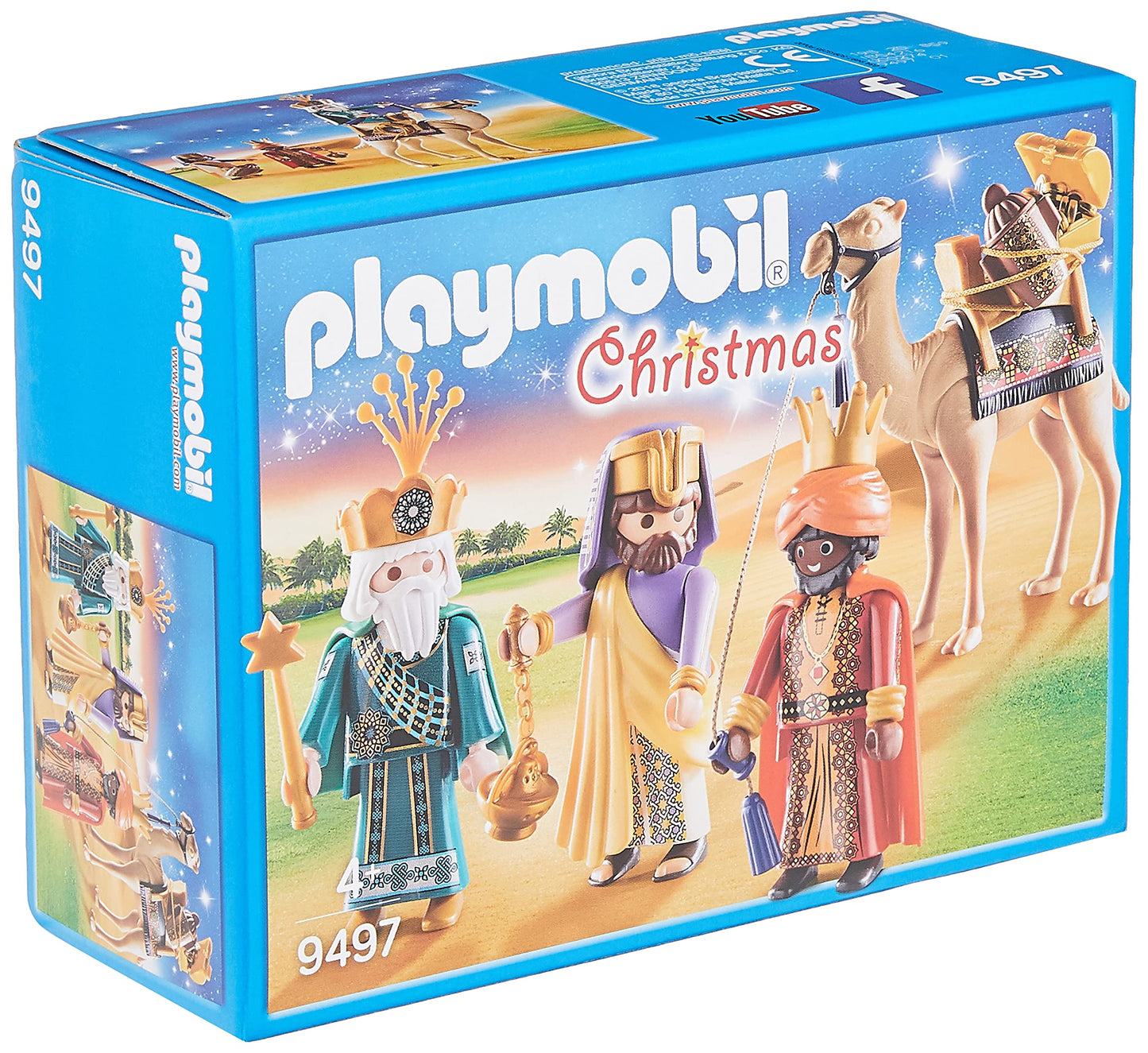 Playmobil 9497 Christmas Three Wise Kings, Fun Imaginative Role-Play, PlaySets Suitable for Children Ages 4+