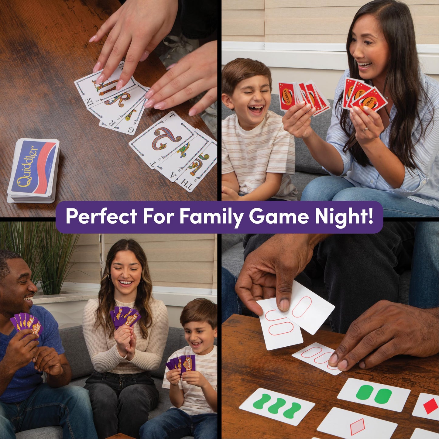 Five Crowns 4 Pack Bundle Card Games For Kids - Card Games For Adults, Family Games Night, Card Games For Families, Multi-Player