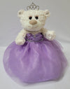 Kinnex Collections Since 1997 12' Quince Anos Quinceanera Last Doll Teddy Bear With Dress (Centerpiece) ~ Arc09831-5 (Lavender)