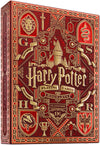 theory11 Harry Potter Playing Cards - Poker Size, FSC-Certified Paper, Gryffindor Red, Model HARRY-POTTER-RED