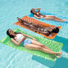 Sloosh 3 Pcs 64'' Inflatable Floating Mat, Easy Carry Inflatable Swimming Pool Mat Float Lounger For Adults Summer Swimming Pool