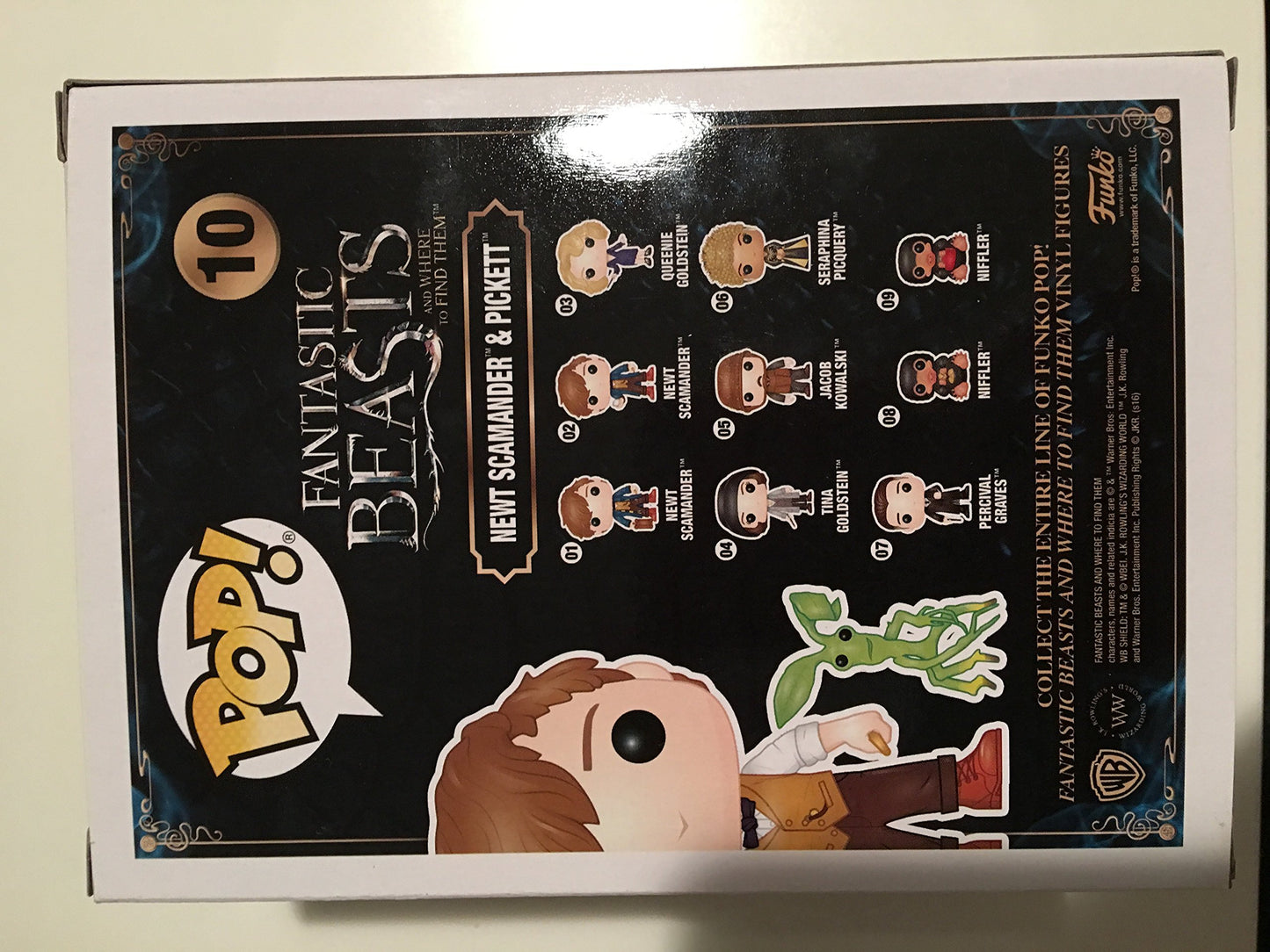 Funko Pop Fantastic Beasts Newt Scamander & Pickett Collectible Figure - Multicolor, Blue, Perfect for Fans and Collectors