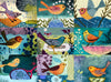 Cross & Glory - Festival Of The Nine Birds - 1000 Piece Jigsaw Puzzle | Colorful Collage Of Individual Bird Artwork | Vibrant And Unique | Superb Gift For Bird Enthusiasts