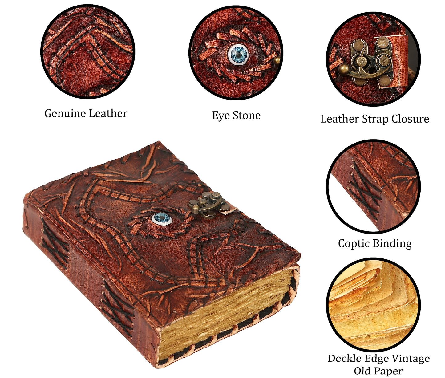 Hocus Pocus Book Of Spells Handmade Vintage Leather Journal Notebook With Lock Book Of Shadows And Spell Book Hocus Pocus 2 Spel