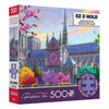 EZ 2 Hold - Colorful Notre Dame - 500 Oversized Piece Puzzle