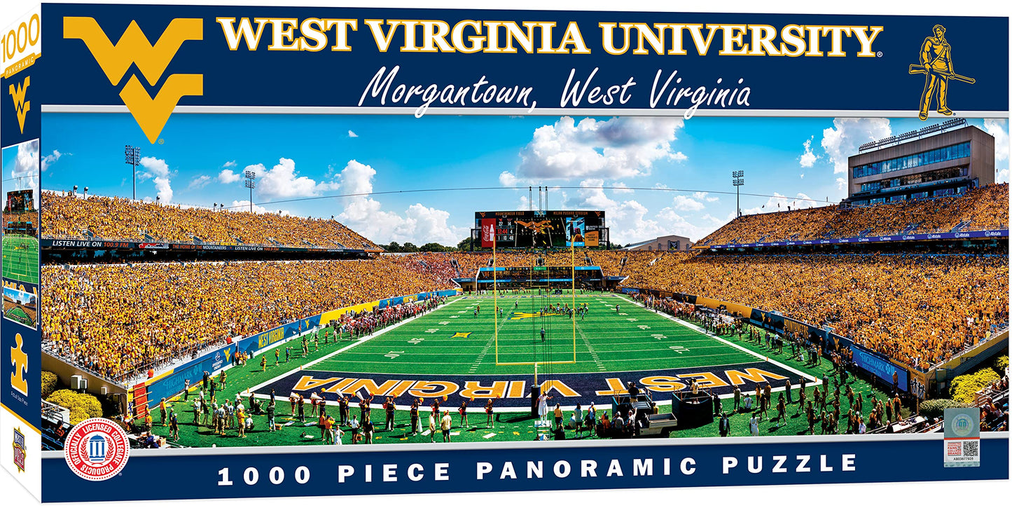 West Virginia Panoramic 1000 Pc - End Zone