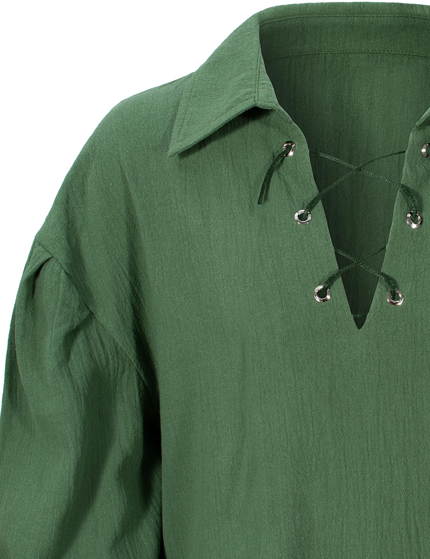 Kids Medieval Viking Pirate Renaissance Retro Costume Shirt For Boys Halloween Party Cosplay 3-4T Green