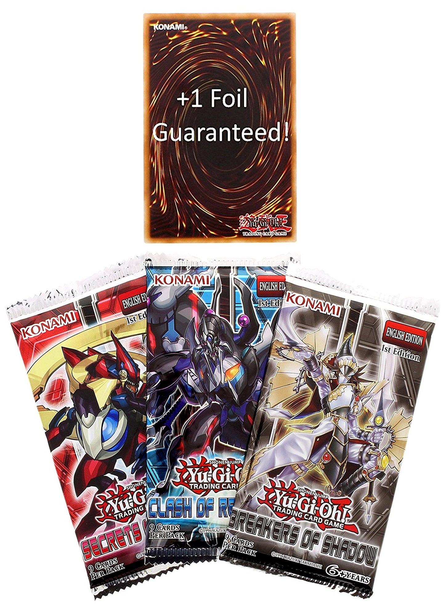 Yu-Gi-Oh! Tcg: Blister Pack Containing 3 Booster Packs And A Guaranteed Foil Card