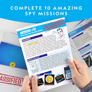 National Geographic Spy Science Kit - Kids Spy Activity Set, Complete 10 Secret Spy Missions With Spy Gadgets For Kids And Spy G