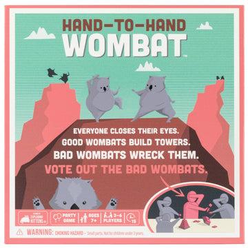 Exploding Kittens Hand To Hand Wombat Card Game Fun Family Card Games For Adults Teens & Kids - Fun Party Games, 3-6 Players