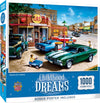 MasterPieces 1000 Piece Jigsaw Puzzle - Muscle Car Dreams mature-themed 1000 Piece Cars Puzzle Fun for Family & Youth Matte Finish 19.25 x 26.75