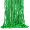 Biubumtu 30Pcs St Patricks Day Accessories, Green St. Patricks Day Beads Necklace, 33'' Round Beads Irish Saint Patricks Necklac