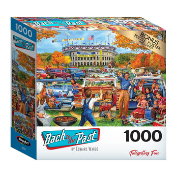Roseart - Back To The Past - Tailgating Fun - 1000 Piece Jigsaw Puzzle For Adults