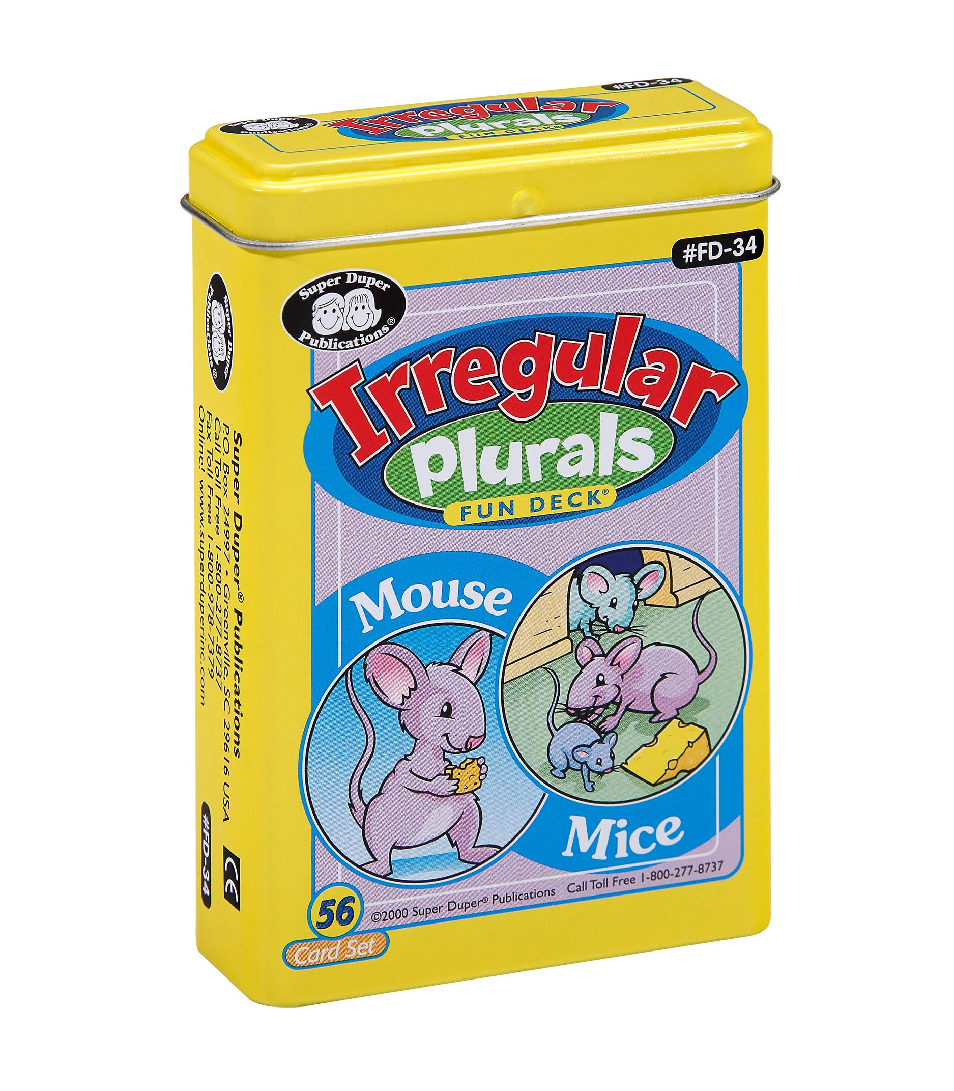 Super Duper Publications | Irregular Plurals Fun Deck Flash Cards ...