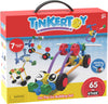 Tinkertoy On The Go Building Set - 65 Parts - Ages 3 & Up - Creative Preschool Toy