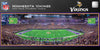MasterPieces NFL Minnesota Vikings 1000-Piece Panoramic Jigsaw Puzzle - Team Color, 13" x 39", Paper Material