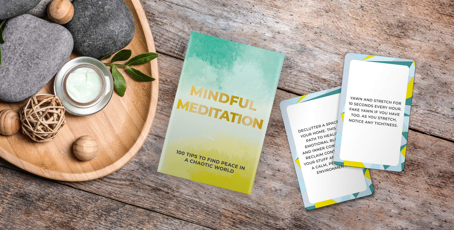 Gift Republic Meditation Cards - Multicolor Cardstock - Model GR490076
