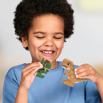 TILE TOWN Jurassic World Gate Escape Magnetic Tiles Building Set, Kids 3-5+, STEM Creative Toy, Multicolor, Medium Size