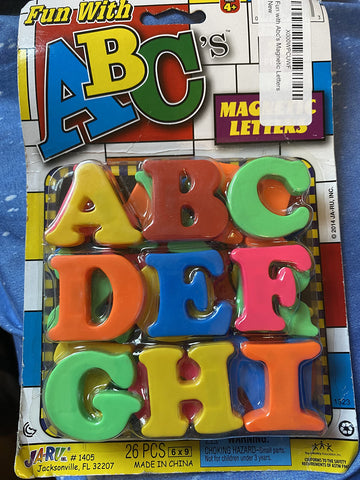 JA-RU Fun with Abcs Magnetic Letters