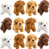 Haconba 12 Pack 4.72 Inch Mini Teddy Dog Plush Stuffed Puppy Dog Animal Toy For Pendant Keychain Baby Shower Birthday Carnival P