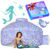 Skywin- Air Tent Fort for Kids, Inflatable Tent for Kids Playhouse Fan Tent (Mermaid) - Improved Blow Up Fort, Sets Up and Store