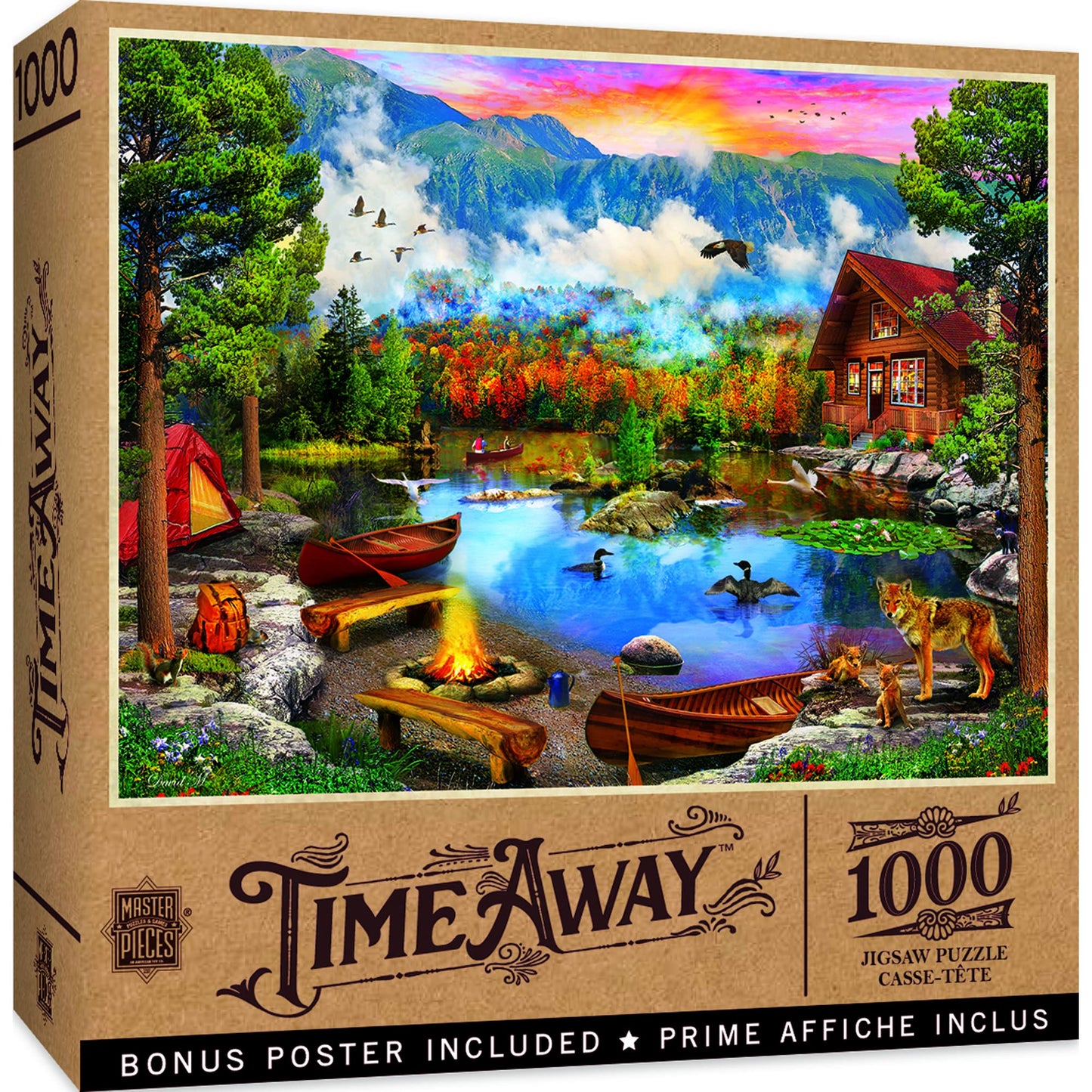 Sunset Canoe 1000 Pc
