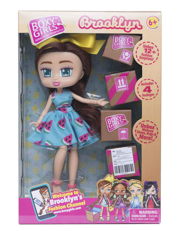 BoxyGirls Brooklyn Doll - Multicolor/Assorted - Model 762IT - Fun and Stylish Collectible