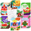 Dvbonike 24Pcs Watermelon Coloring Books - DIY Color-in Pages, Summer Beach Art Supplies for Kids Age 4-8, Perfect Party Favors and Classroom Activities