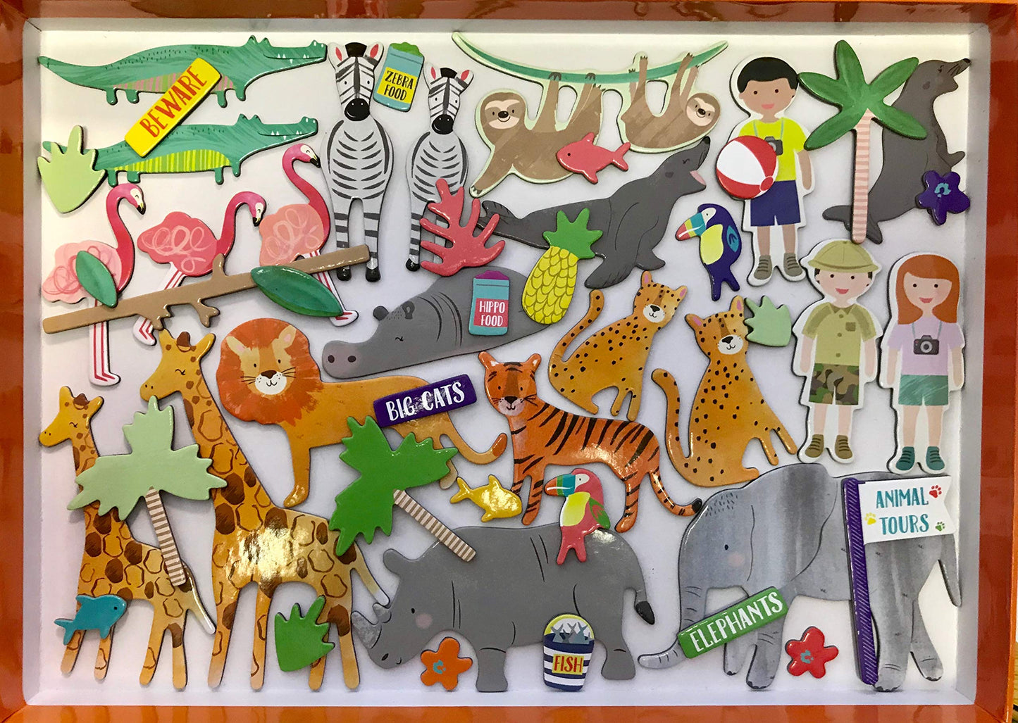 Floss & Rock Magnetic Scenes Playset - Jungle