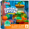 Klever Kits Make Your Own Dinosaur Crystal Terrarium Crafts Kit for Kids-Crystal Growing Science 12 Color LED Night Light Birthd