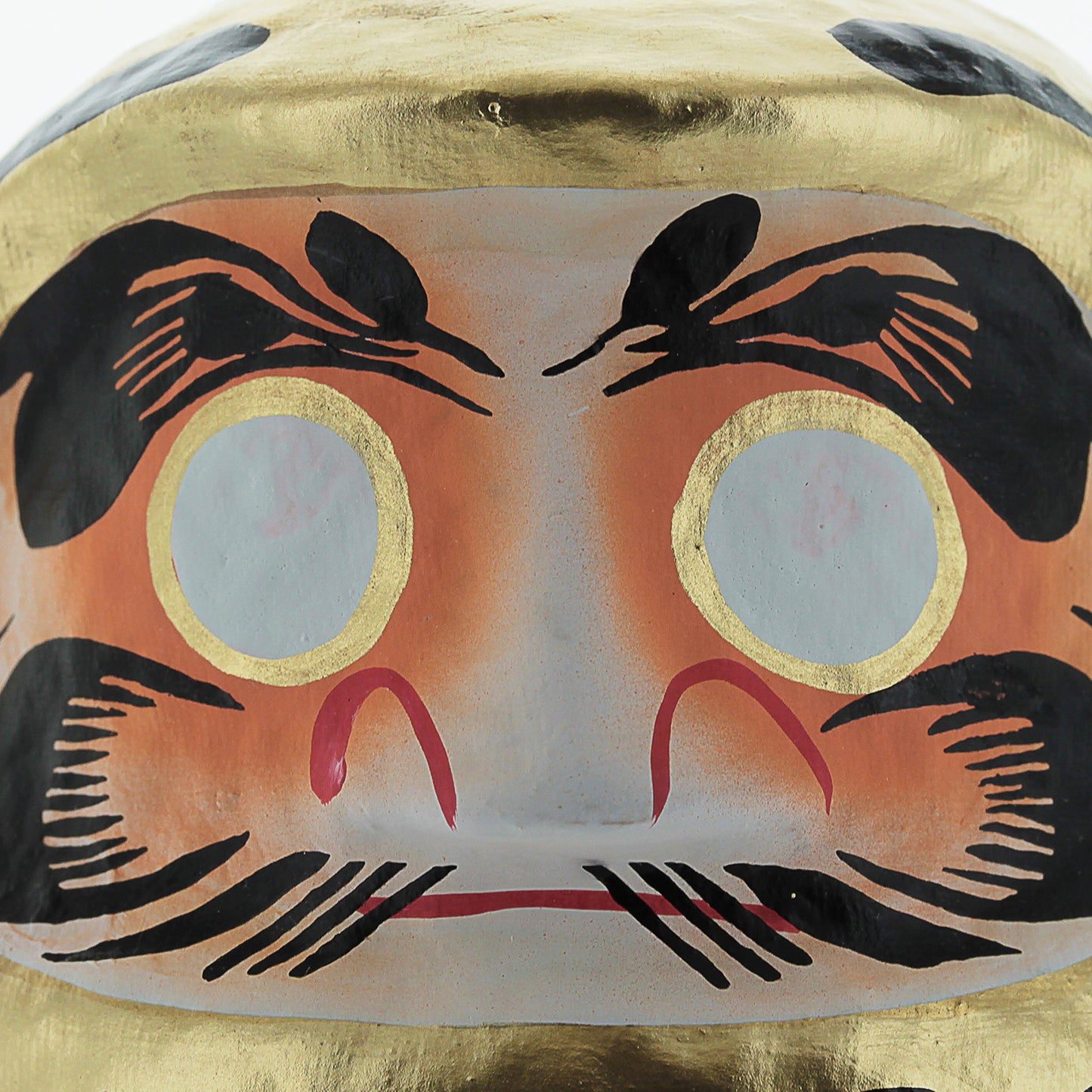 Daimonya Daruma Doll - Made In Japan - Wealth & Prosperity (Gold, Medium 4.7 Inch)