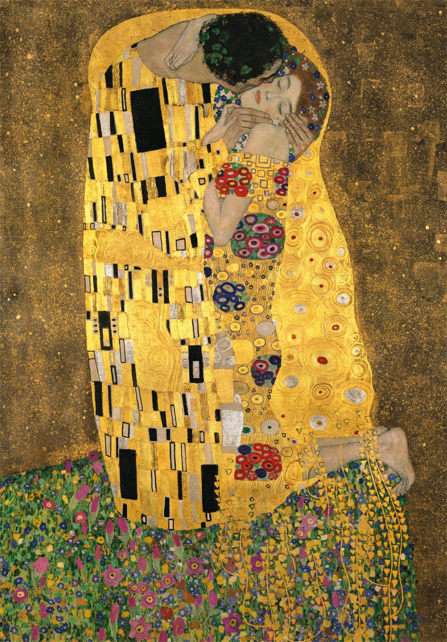 Clementoni - 39790 - Museum Collection Puzzle Klimt, The Kiss - 1000 Pieces - Adult Puzzle, Entertainment For Adults - Made In Italy