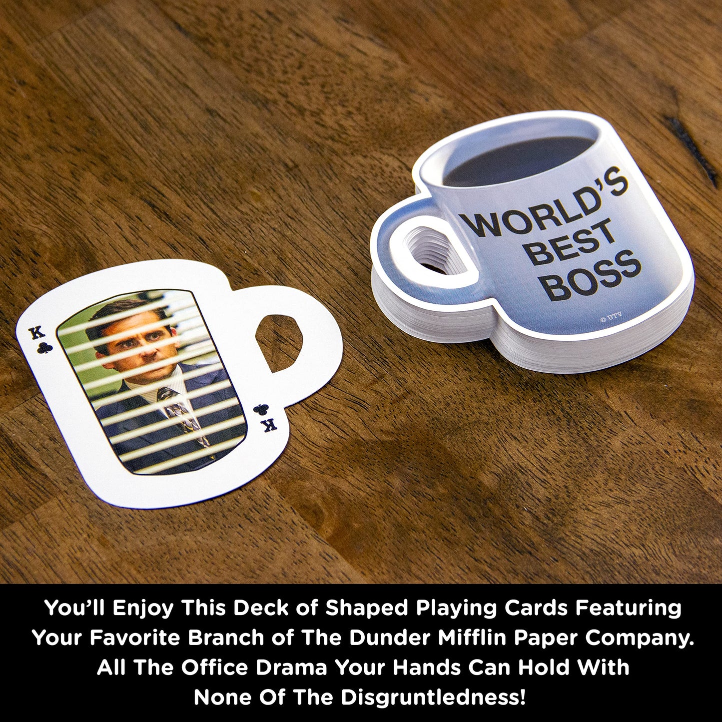 Aquarius The Office Playing Cards - The Office Shaped Deck Of Cards For Your Favorite Card Games - Officially Licensed The Office Merchandise & Collectibles