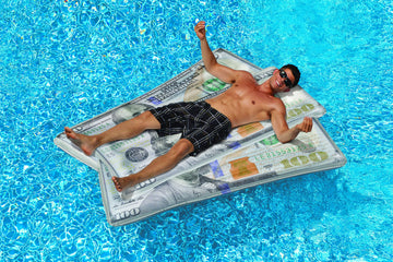 Swimline Ben Franklin Money Mat Pool Float Multicolor, 8'