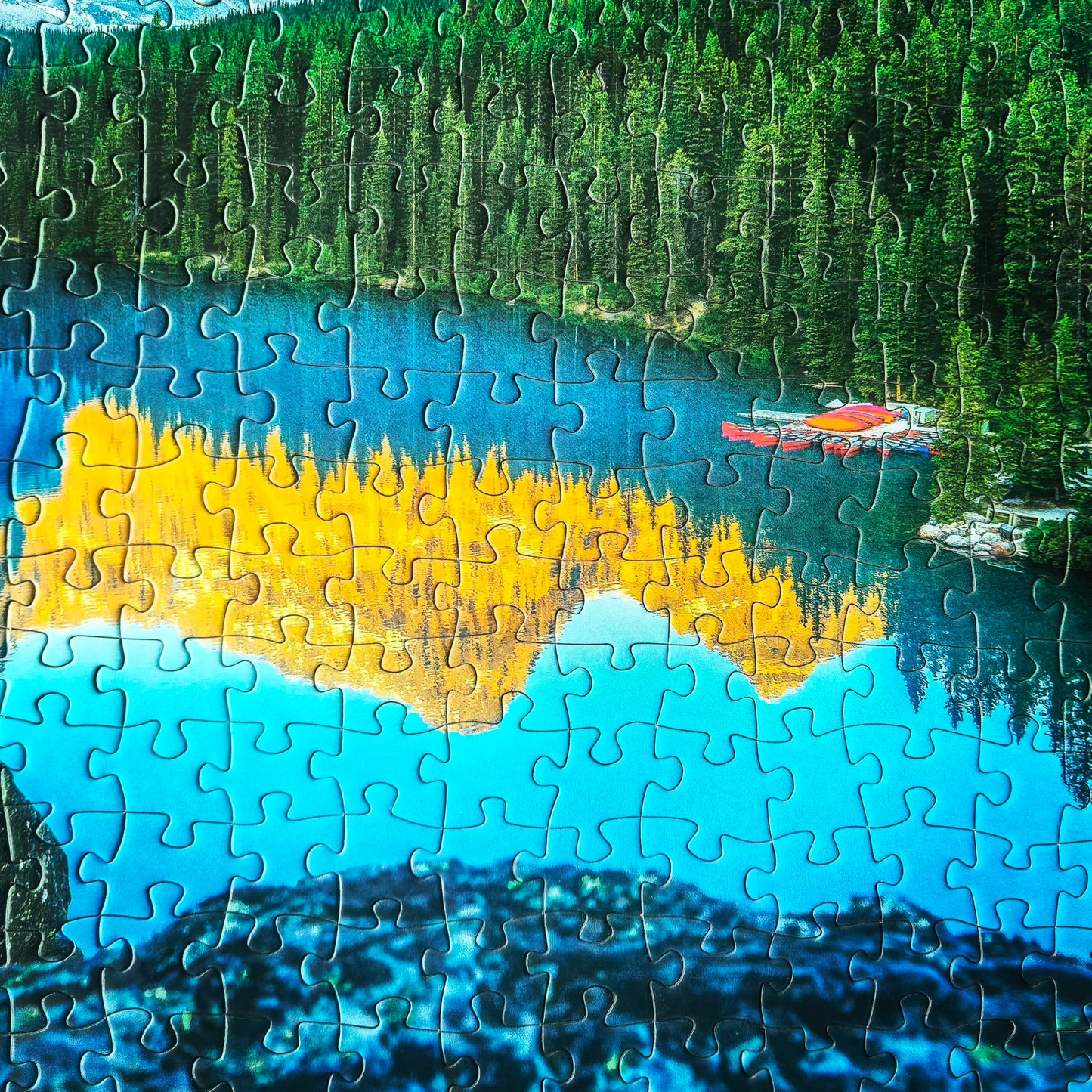 500 Piece Puzzles For Adults - Jigsaw Puzzles - Moraine Lake Sunrise - By Photographer Billi