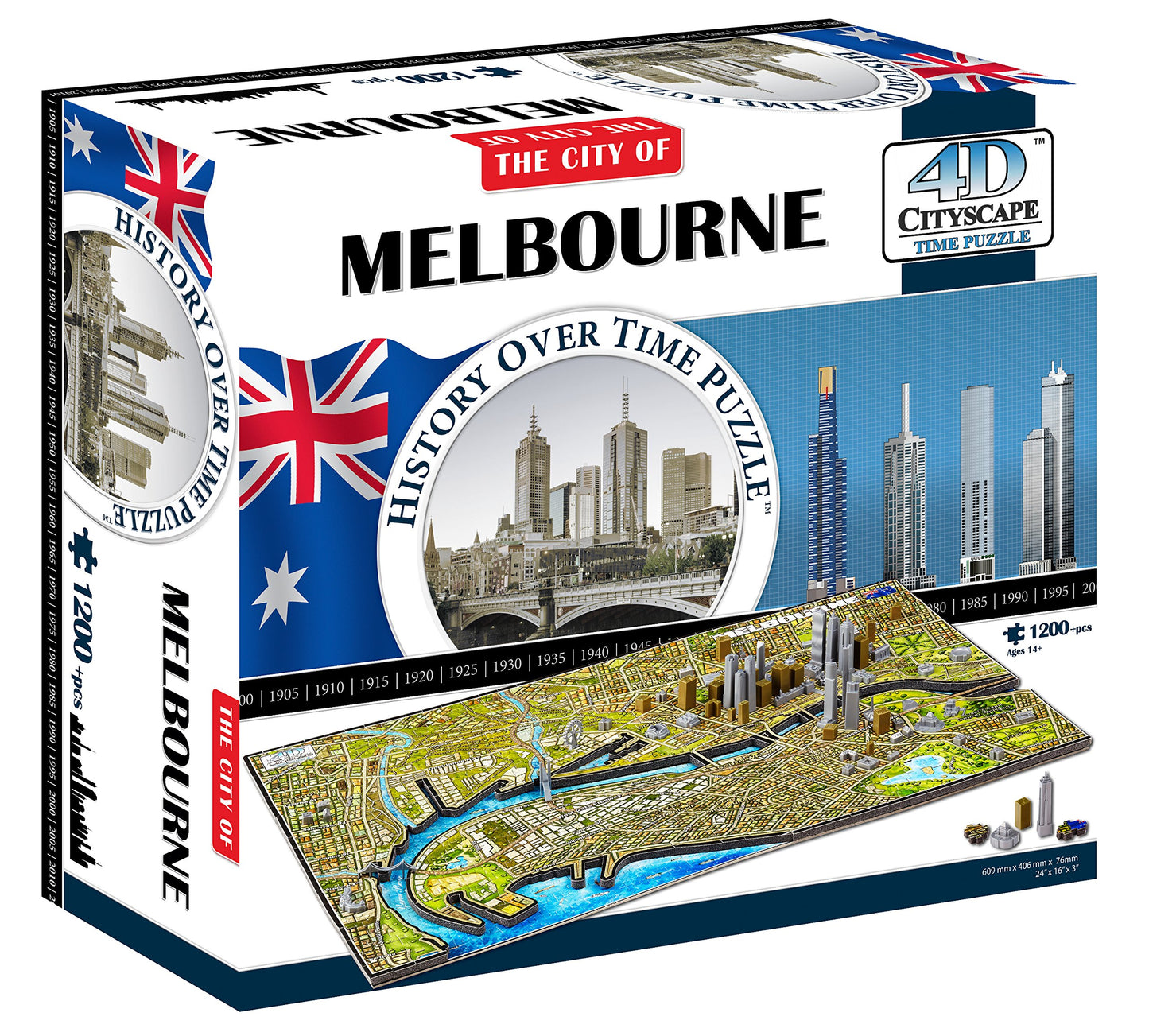 4D Cityscape Melbourne Australia Puzzle