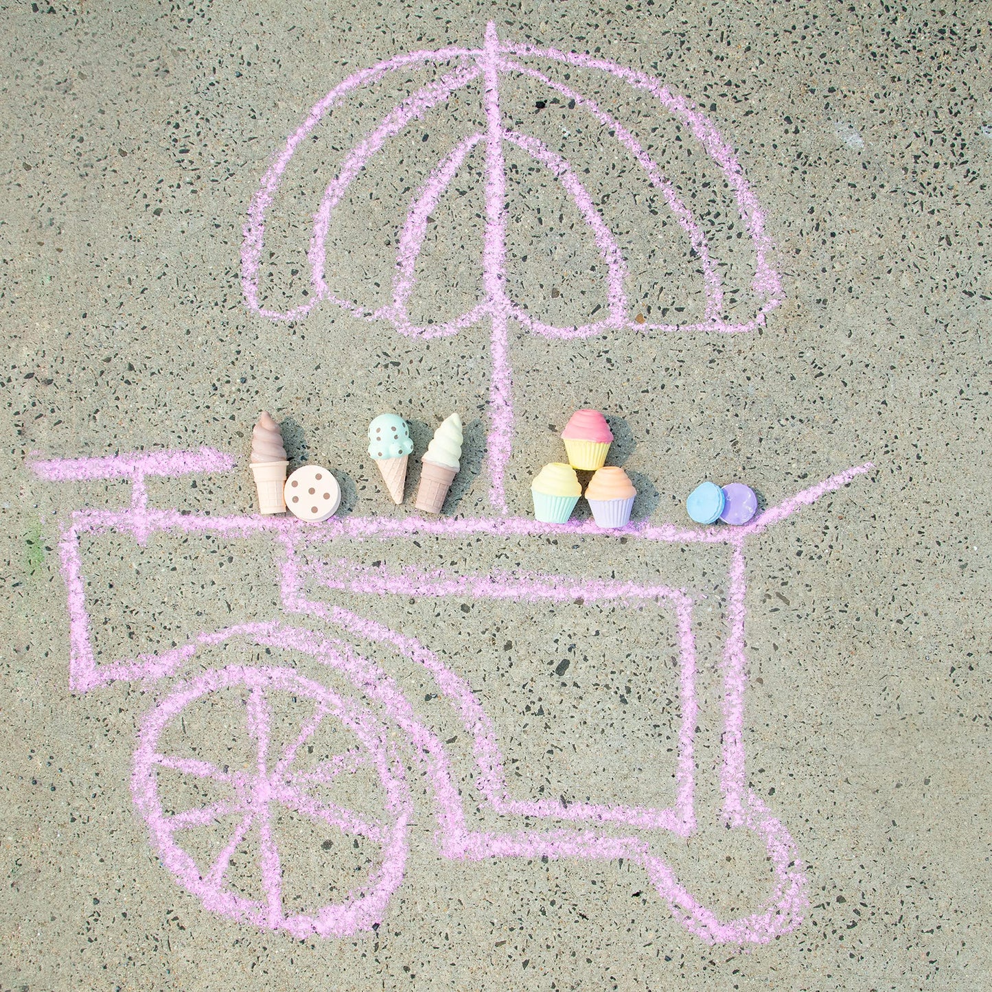 ICE CREAM & CAKE CHALK SET
