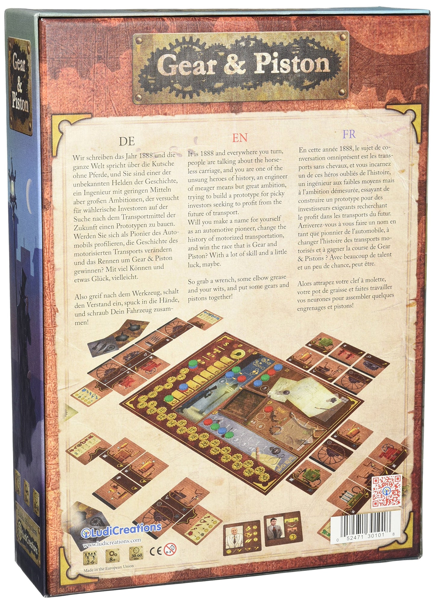 Funforge Gear And Piston Board Game