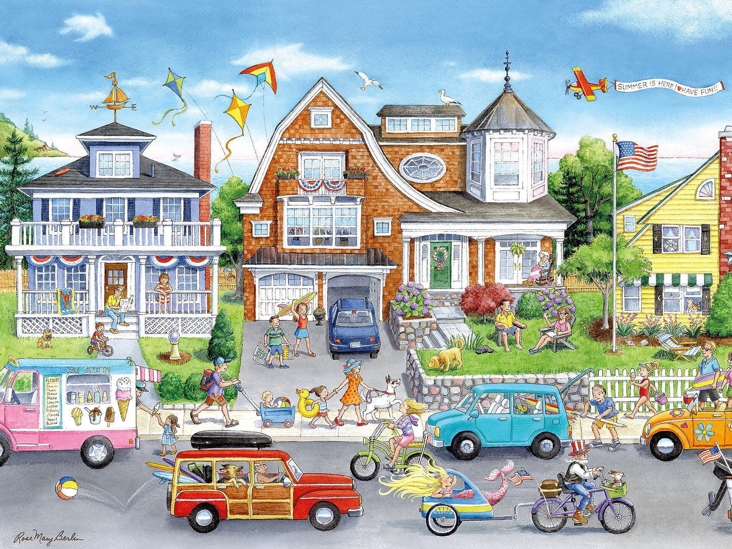 Ceaco - Summer By The Beach - 300 Piece Jigsaw Puzzle