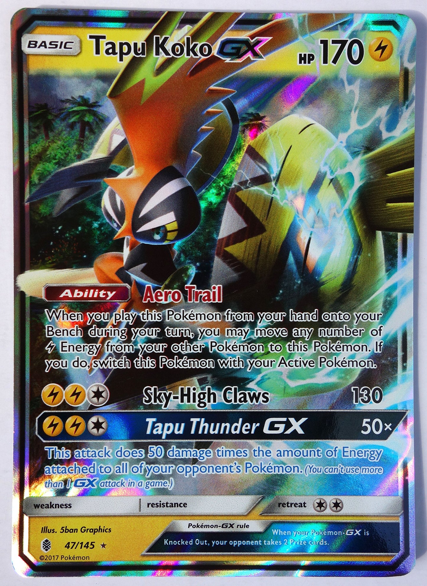 Tapu Koko Gx - 47/145 - Ultra Rare