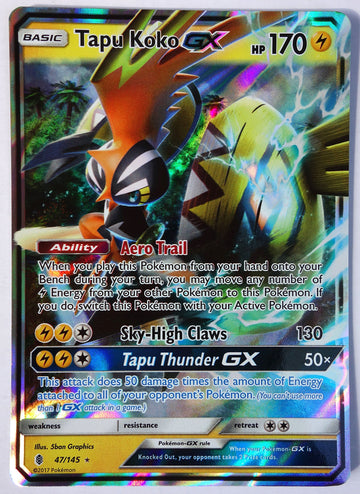 Tapu Koko Gx - 47/145 - Ultra Rare